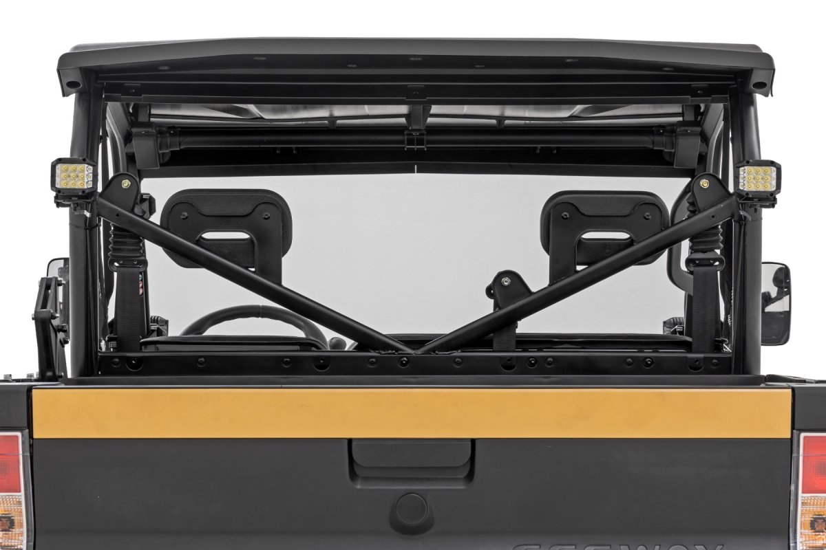 Segway 570 F LED Light Kit - Rear - Rough Country - Amber DRL - Black